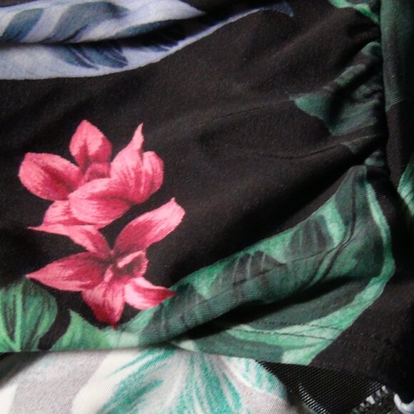 Kona Sol Women's Tummy Control Tie-Front One Piece Swimsuit 14,16,17,18,20,22,24 - Picture 8 of 16